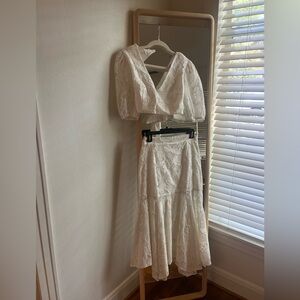 Karina Grimaldi White Two Piece Set